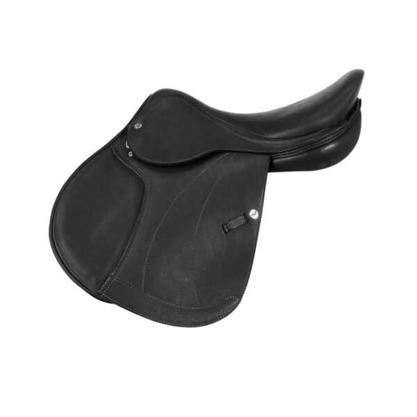 Selle de saut Firenze arbre en bois cuir double Acavallo – Image 2