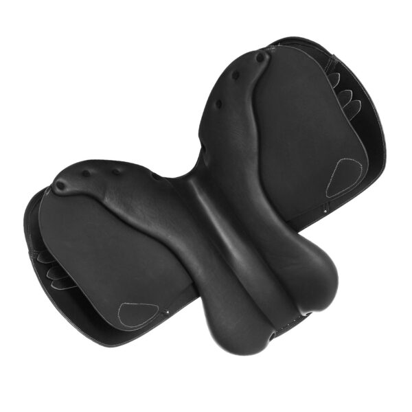 Selle de saut Roma arçon en bois cuir martelé Acavallo – Image 6