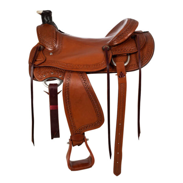 Selle western Wade avec embossage panier McBryan – Image 2