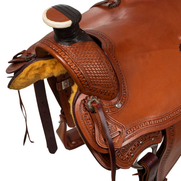 Selle western Wade avec embossage panier McBryan – Image 4