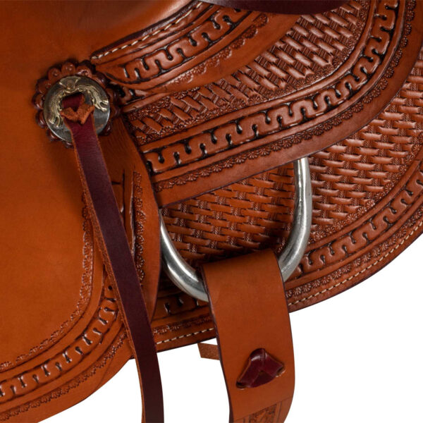 Selle western Wade avec embossage panier McBryan – Image 5